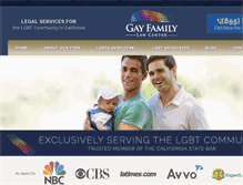 Tablet Screenshot of gayfamilylawcenter.com